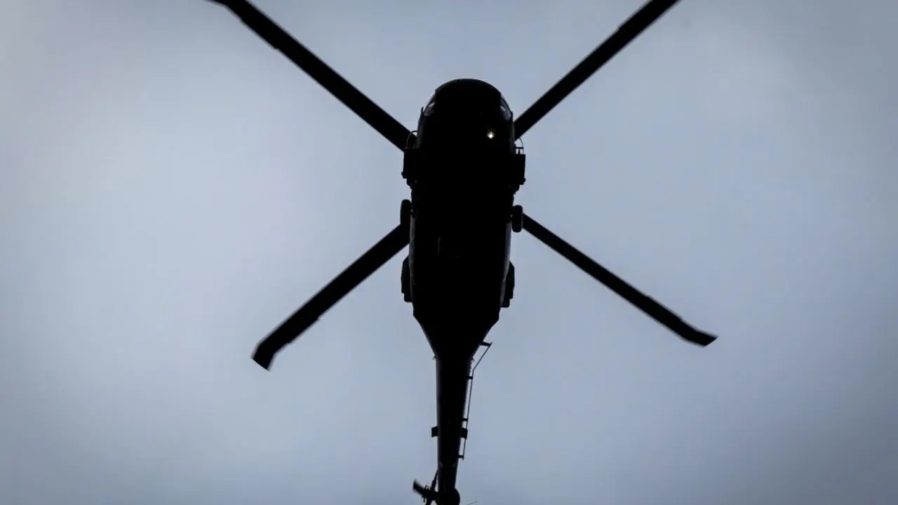 Helicóptero atacado en Antioquia