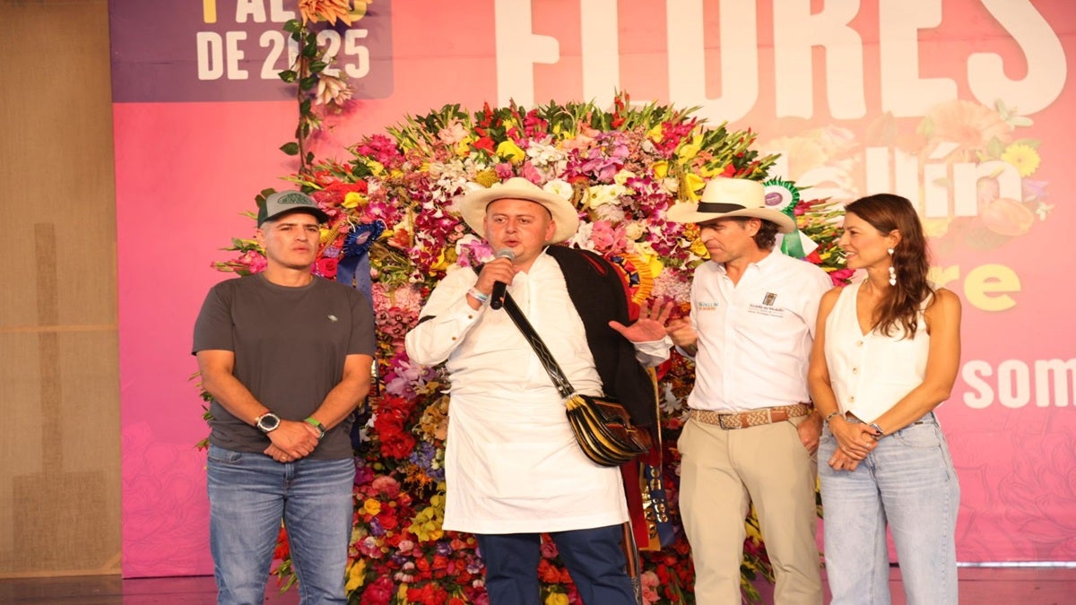 Juan Pablo Sánchez Martínez fue el ganador absoluto del Desfile de Silleteros 2025