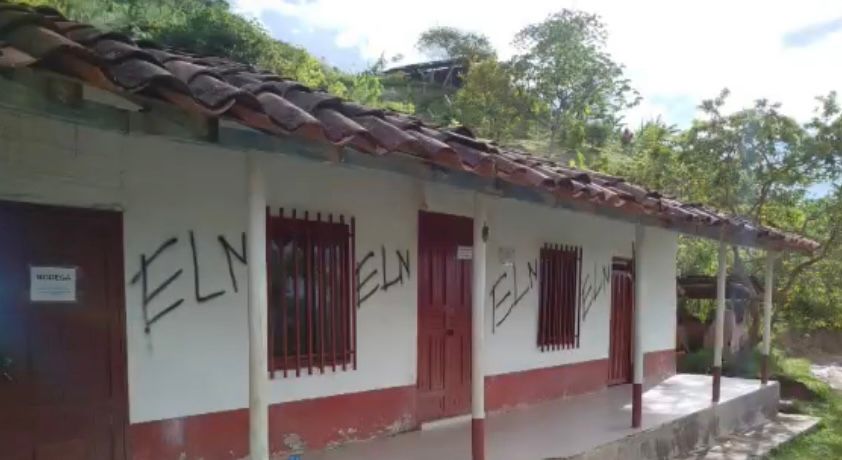 Mensajes intimidantes del ELN en Antioquia