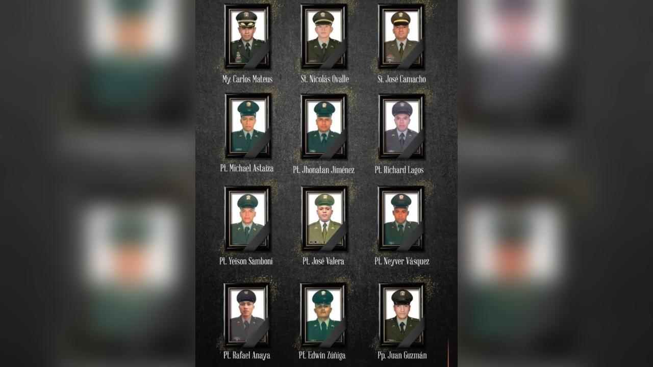 Ruta del honor: cuerpos de policías asesinados en Amalfi serán enviados a ocho departamentos del país