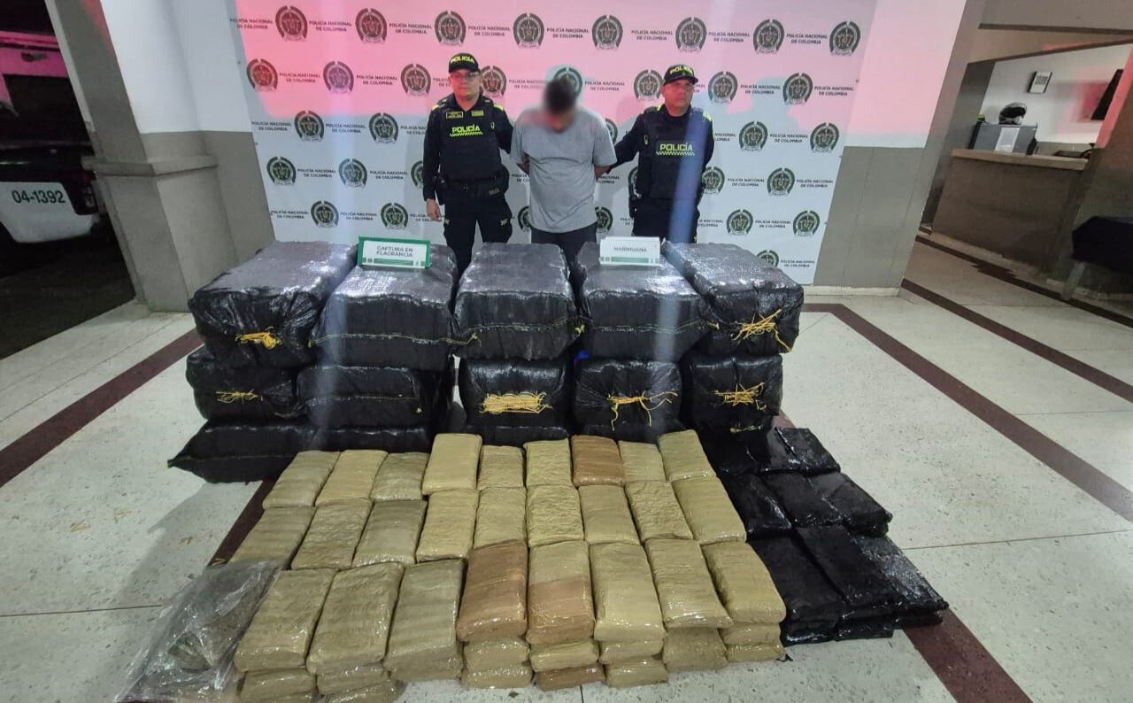 Decomiso de Marihuana en Bello