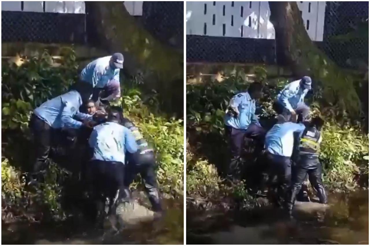 Guarda de tránsito agredido en el Urabá