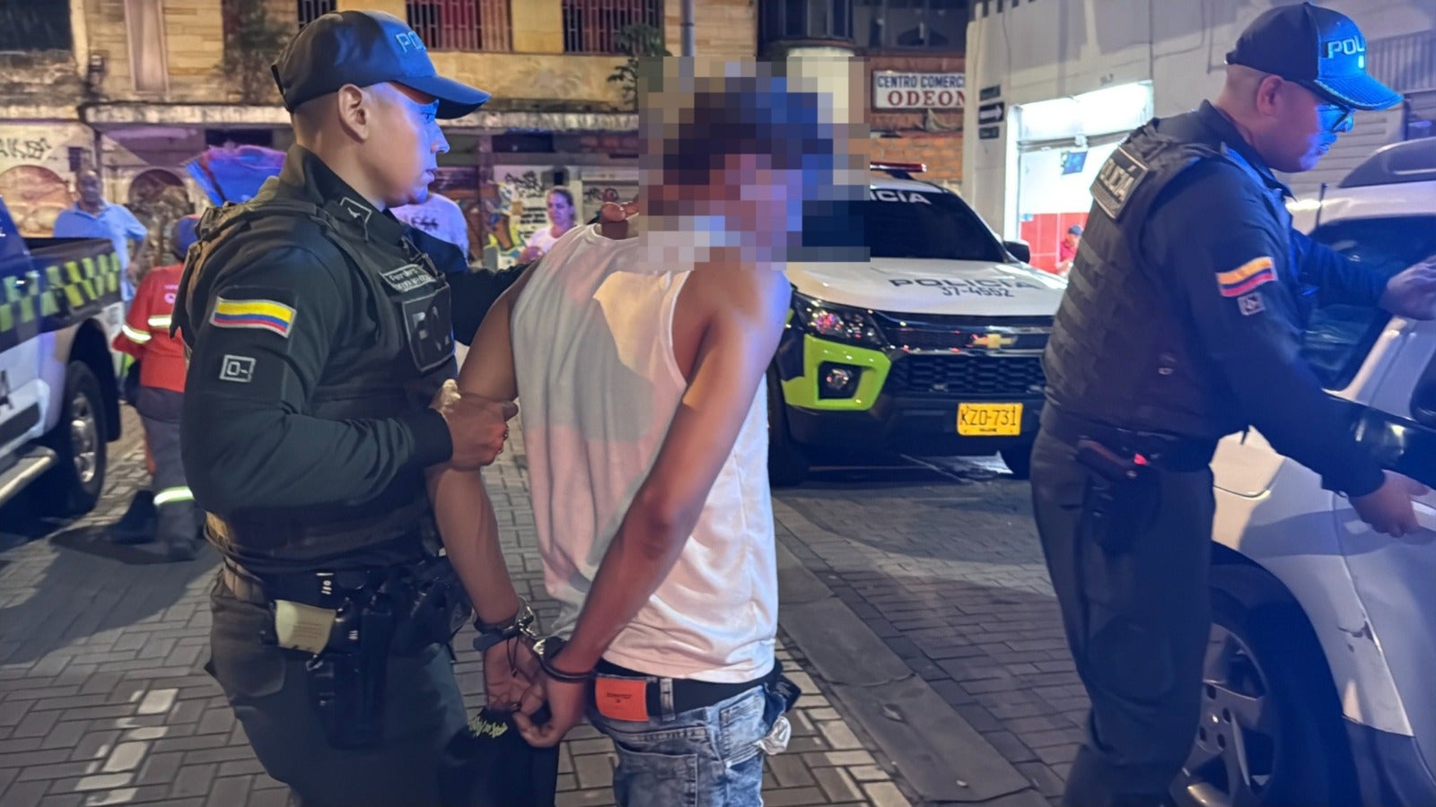 Secuestradores en el centro de Medellín