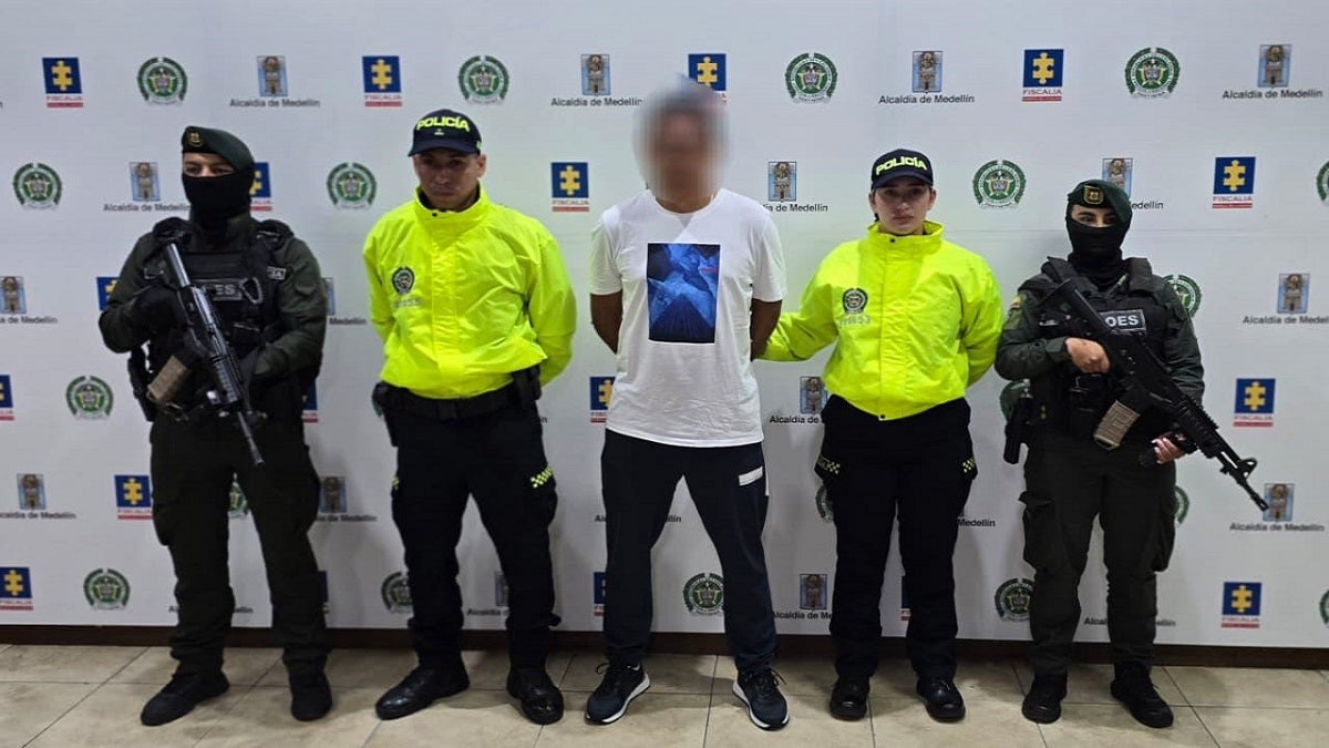 Capturado alias 'Jota' en Medellín