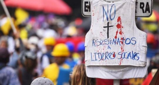 Impunidad del 80% en crímenes contra líderes sociales en Antioquia, a pesar de las capturas