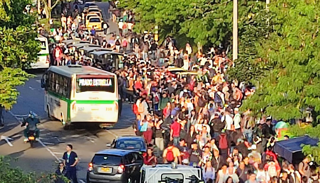 Trancones y la movilidad al sur del Valle de Aburrá afectada