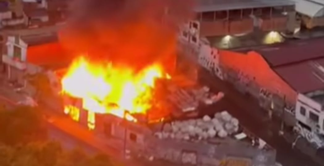 Incendio en Niquitao en Medellín