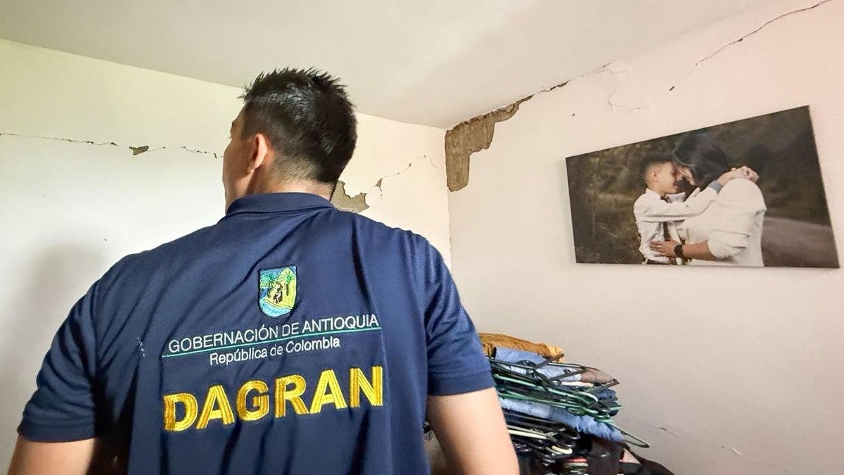 Afectaciones por sismos en Antioquia