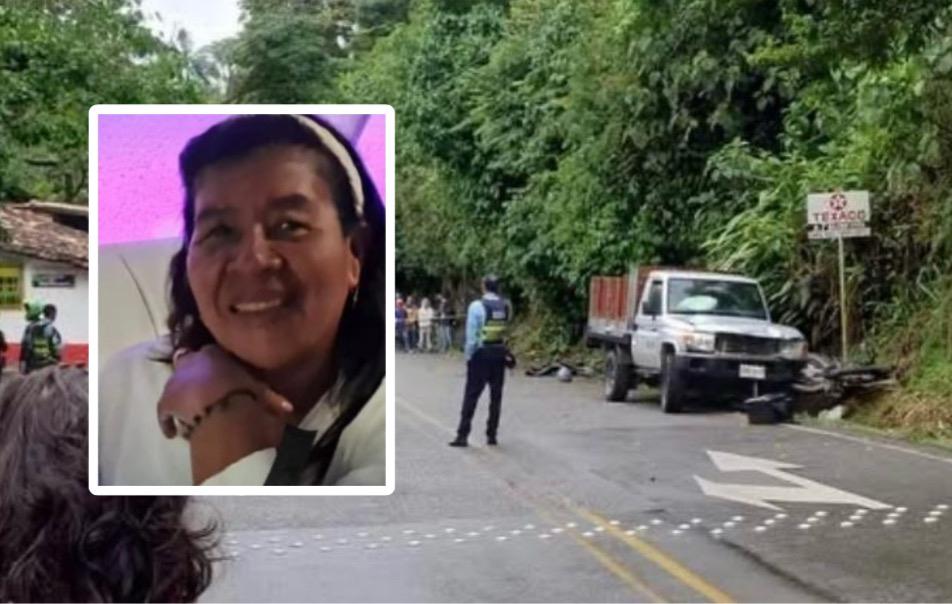 Murió reconocida profesora en choque de moto con camioneta en la vía a Jardín
