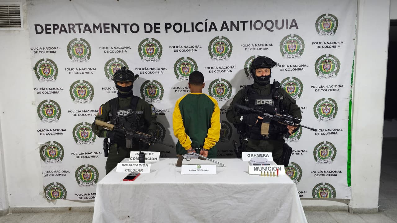 En Ciudad Bolívar, capturan a temido sicario de "Carne Rancia" detrás de recientes homicidios