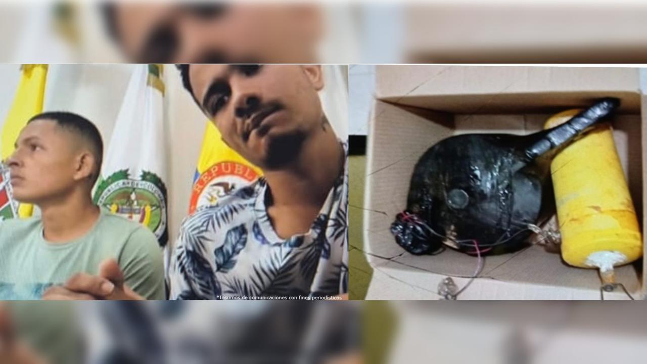 [FOTOS] A prisión hombres que instalaron olla bomba con metralla en la estación de Policía de Amalfi