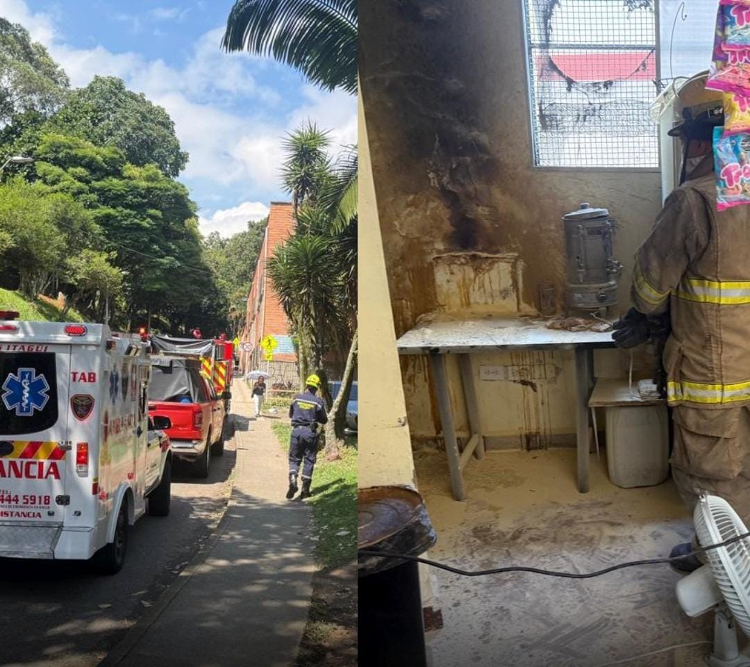 Emergencia de incendio en Itagüí