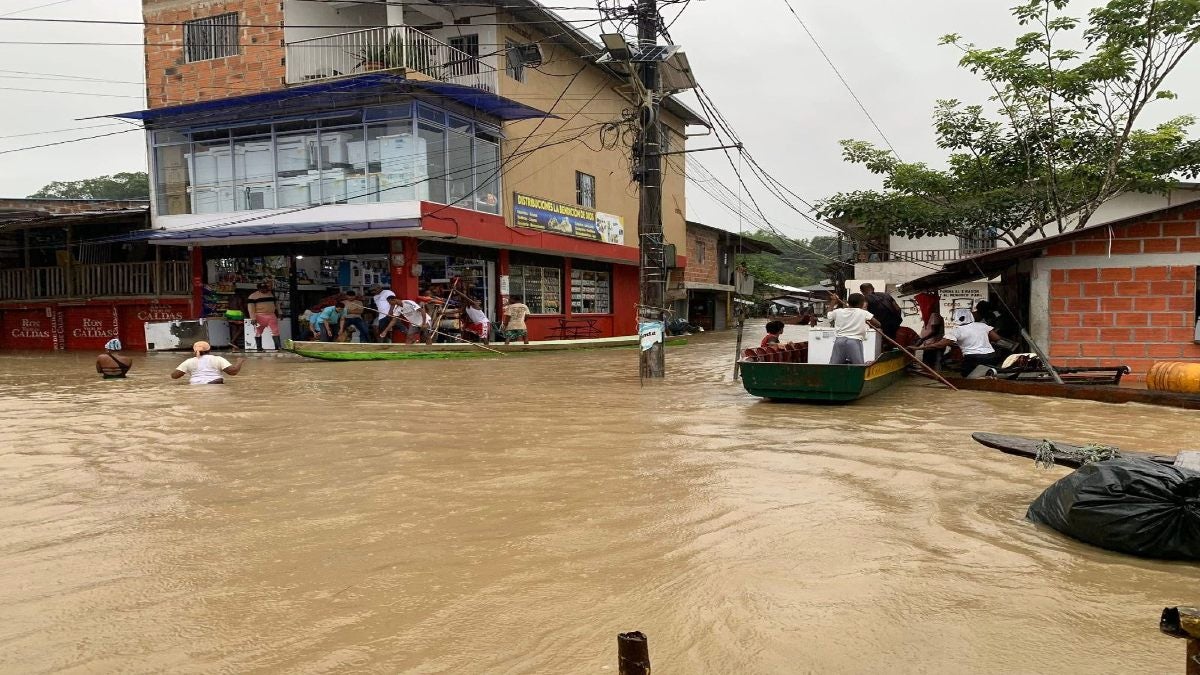 Afectaciones por inundaciones en Chocó