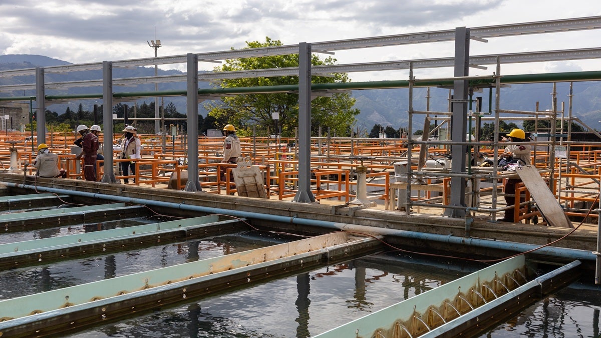 Modernización de la planta de tratamiento Manantiales avanzan en más del 30%