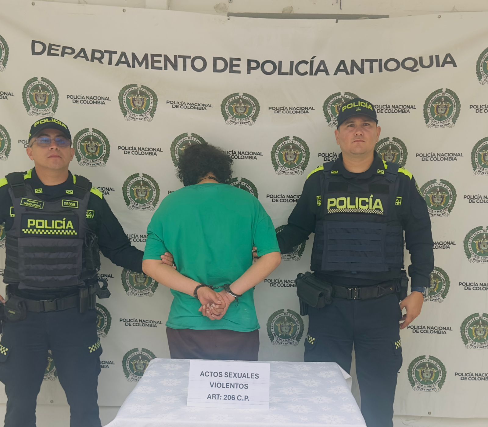 Operativos en Marinilla: Ocho capturas, entre ellas un detenido por actos obscenos en espacio público