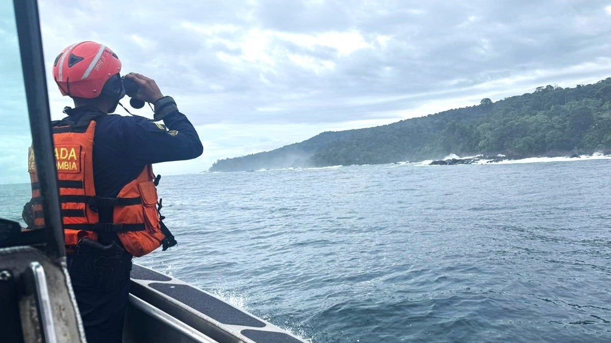 Armada de Colombia avanza en labores de búsqueda de una persona en el Chocó