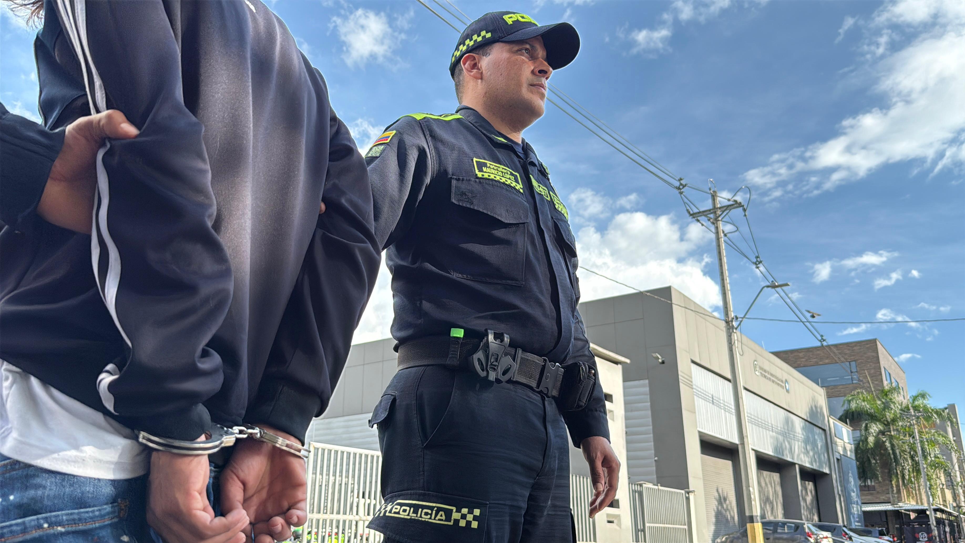 Capturan de fletero en el barrio El Poblado