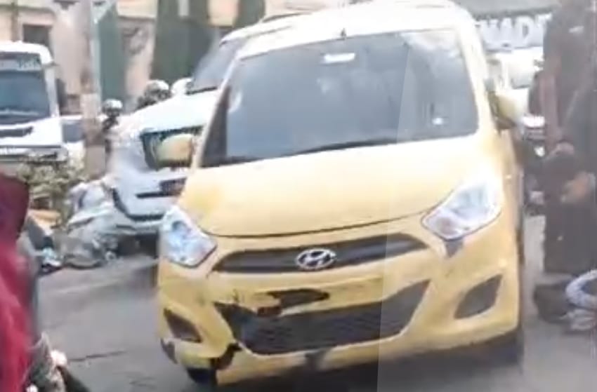 Agresión a Taxista en Medellín