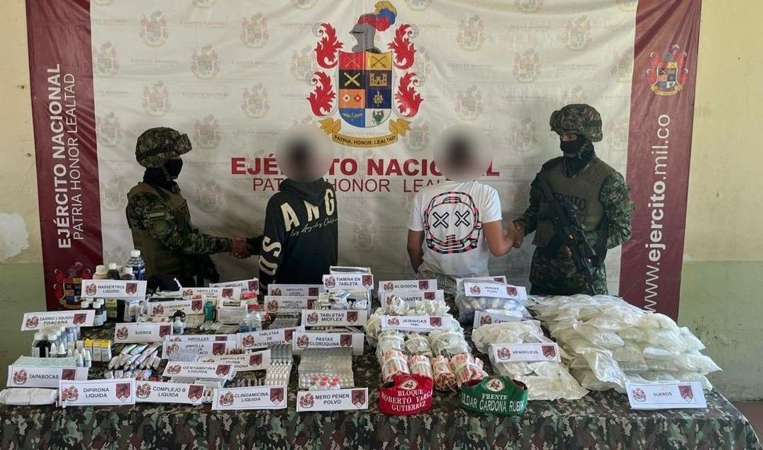 Ejército desmanteló hospital clandestino del Clan del Golfo en El Bagre; medicamentos costaban más de $190 millones