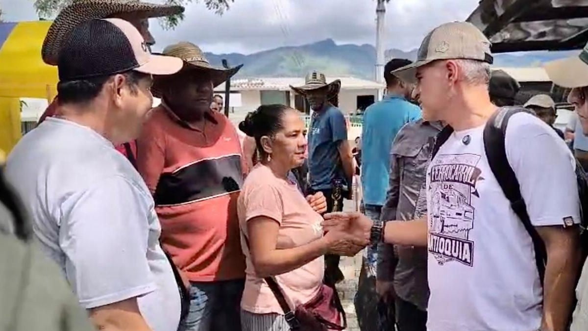 Atención humanitaria en Briceño, Antioquia