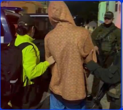 Captura de alias "Puñalada" en el municipio de Titiribí