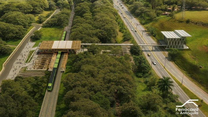 Anuncio de construcción del Tren del Río