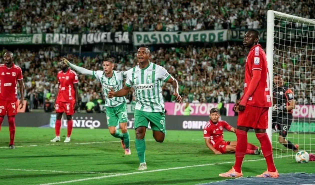 Goleada de Atlético Nacional al América