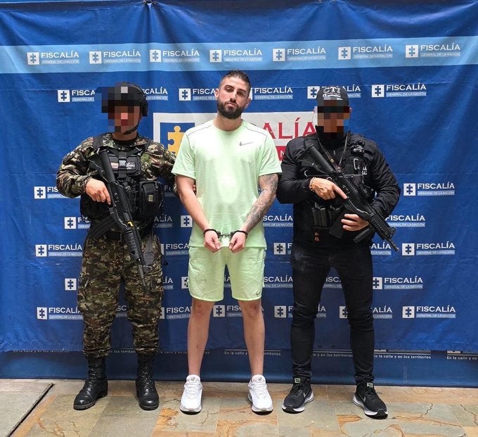 Estadounidense capturado en Medellín