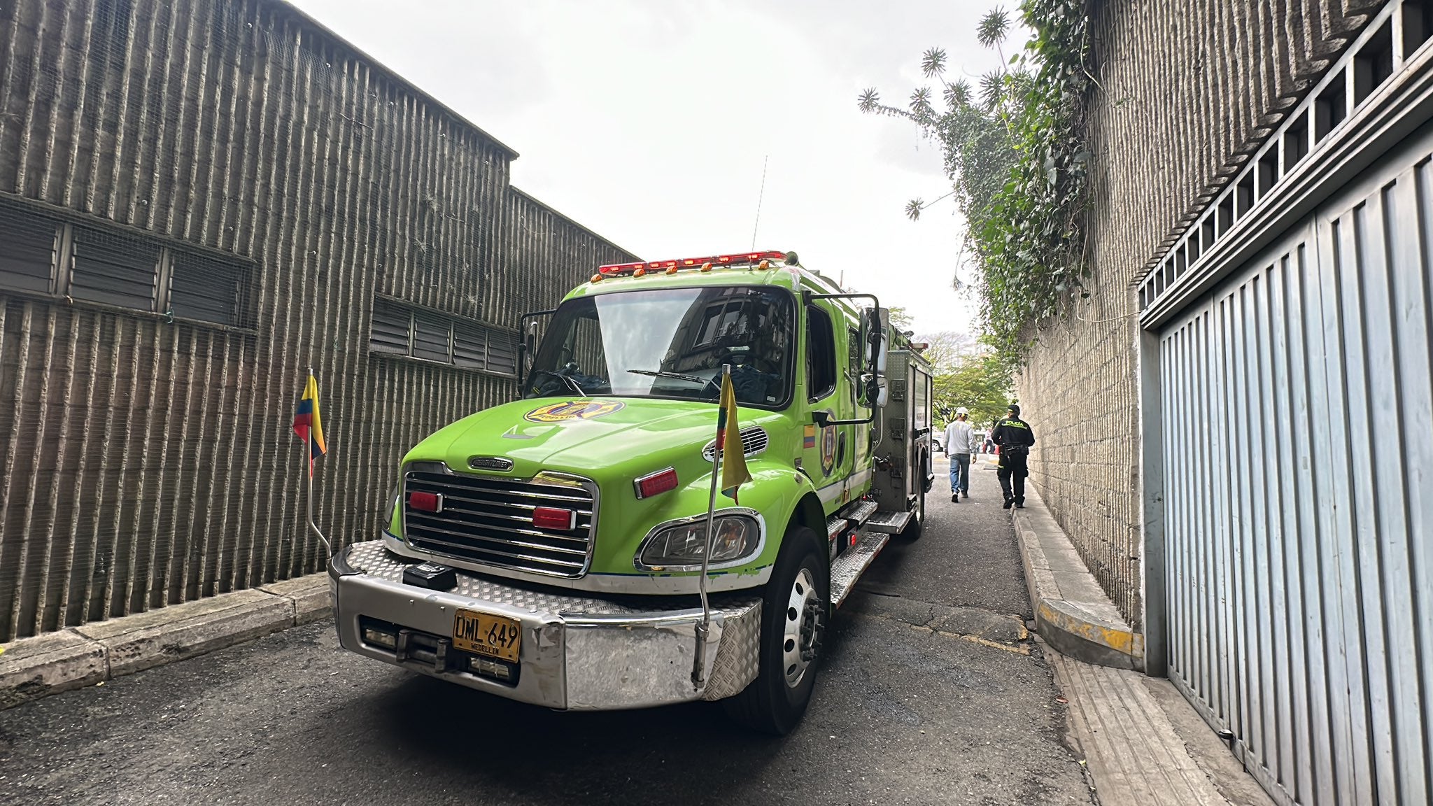 Conato de incendio en el Palacio de Justicia