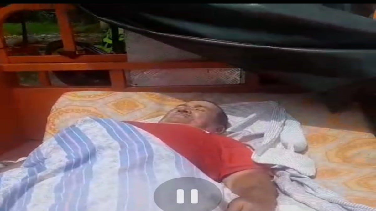 Paciente en un acarreo Ibagué