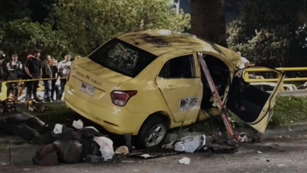 taxista falleció en accidente de tránsito en Medellín
