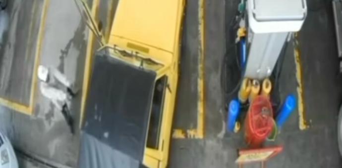 Hombre fue baleado y quedó en delicado estado tras violento fleteo en gasolinera de La Ceja; le robaron millonaria suma