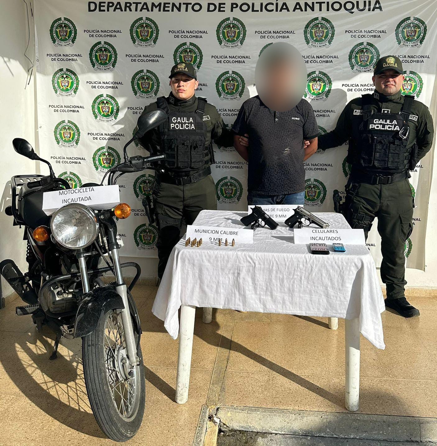 Capturan a falso armado en Yolombó: extorsionaba a agricultores exigiendo $2 millones