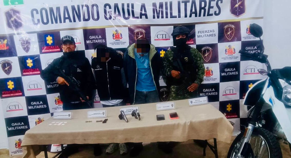 Captura de extorsionistas del Clan de Golfo