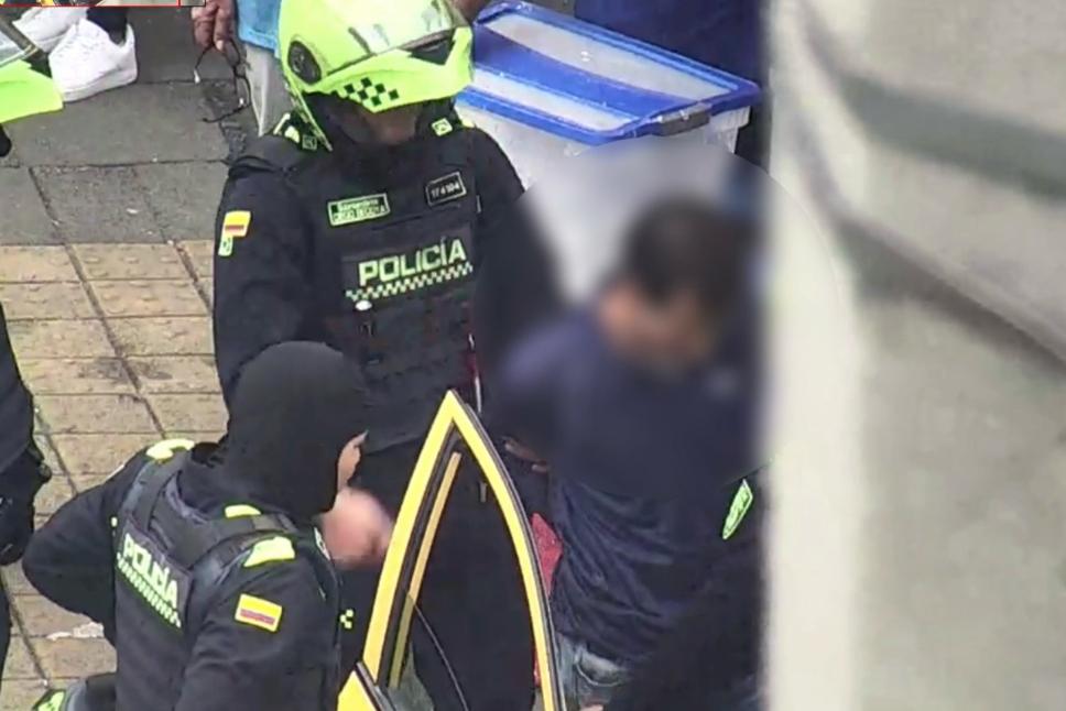 Captura de ladrón de Motos en Medellín