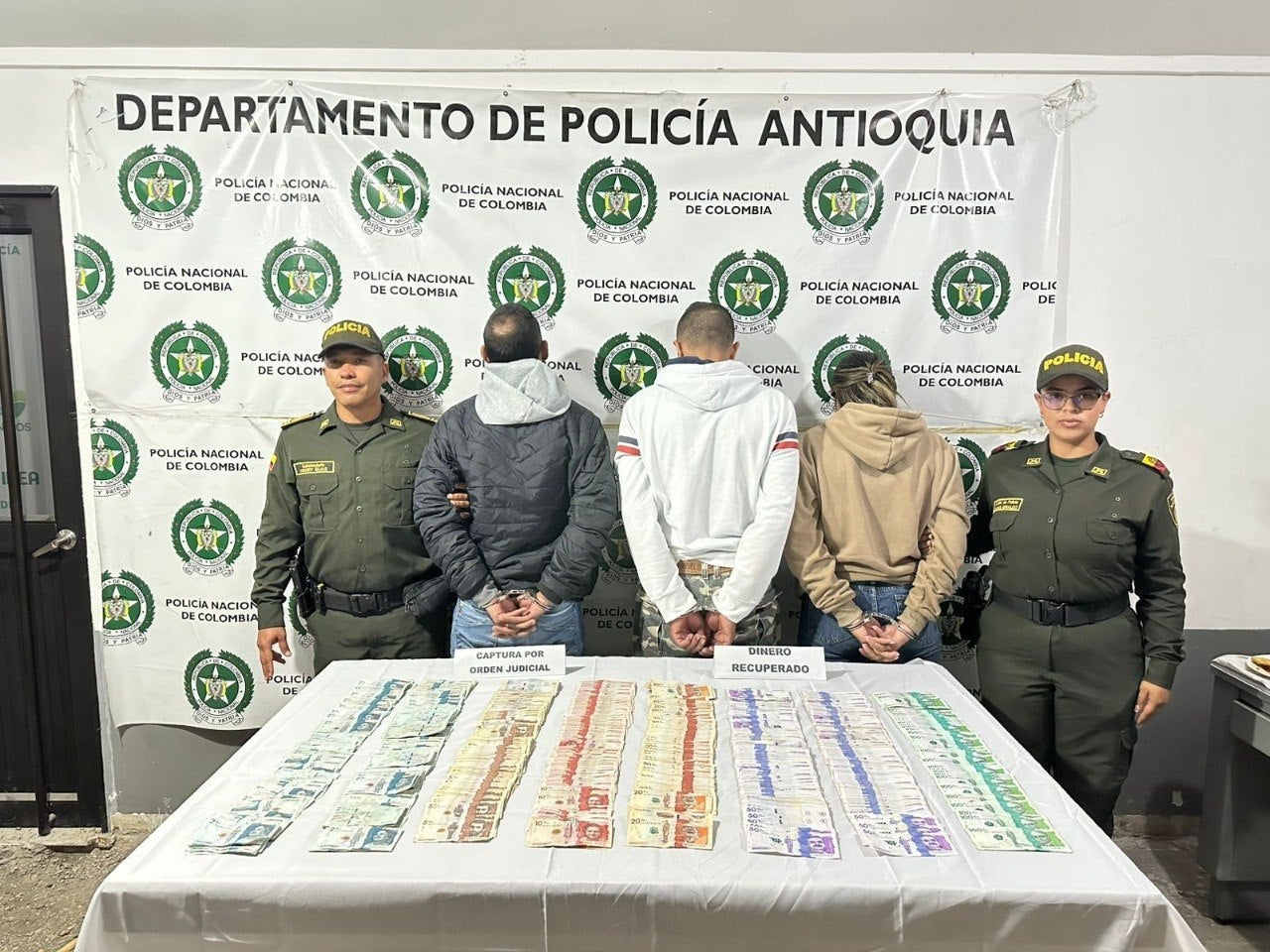 Ladrones que robaron 32 millones de pesos en Concordia, Antioquia
