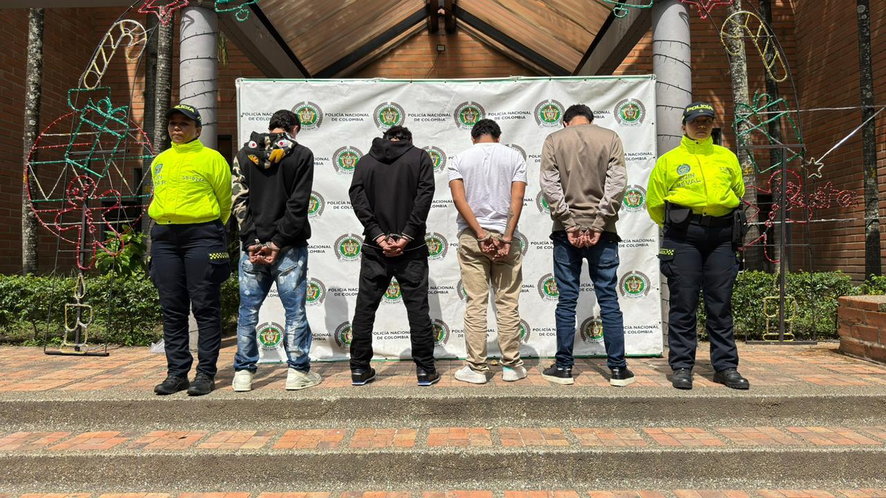 Captura de integrantes de una red de hurto de motos en Medellíjn