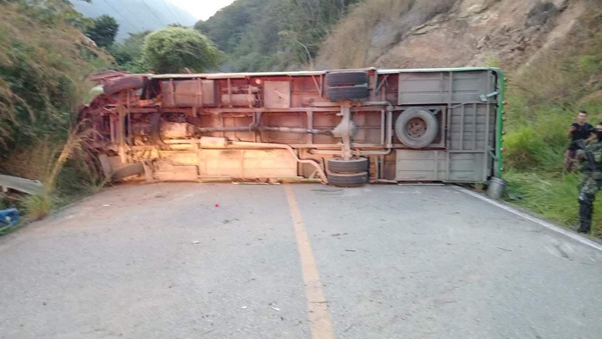 Accidente de tránsito en el norte de Antioquia deja varios contratistas de EPM lesionados