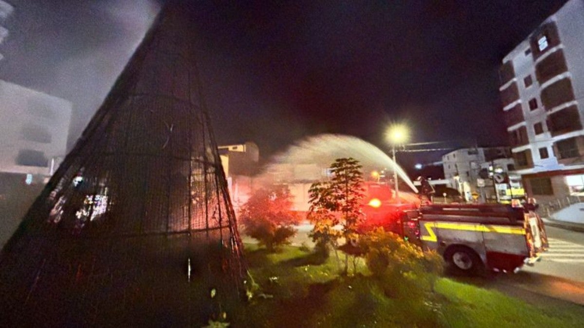 Alumbrado navideño en La Ceja, Antioquia, fue vandalizado