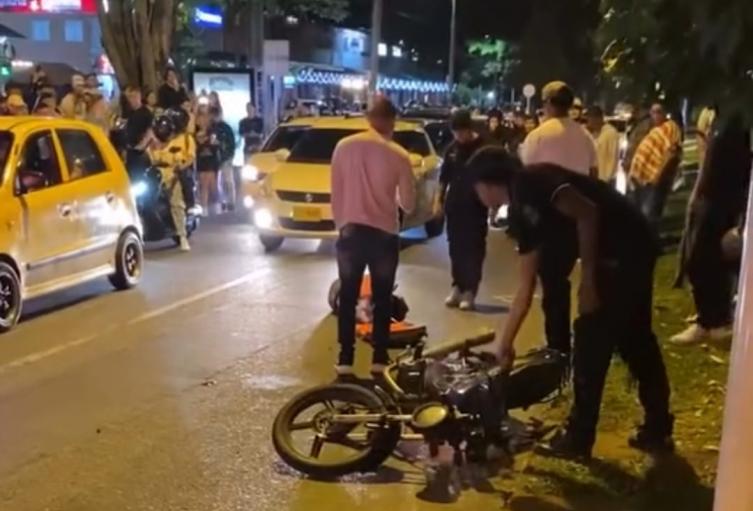 Referencia de fletero golpeado por la comunidad