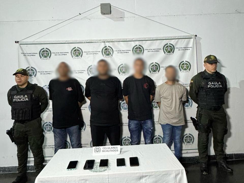 Capturados en Medellín