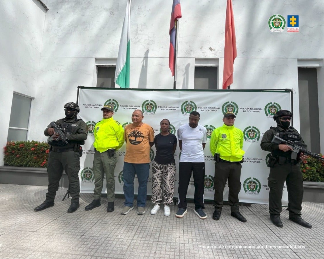 Capturados en Apartadó, Antioquia