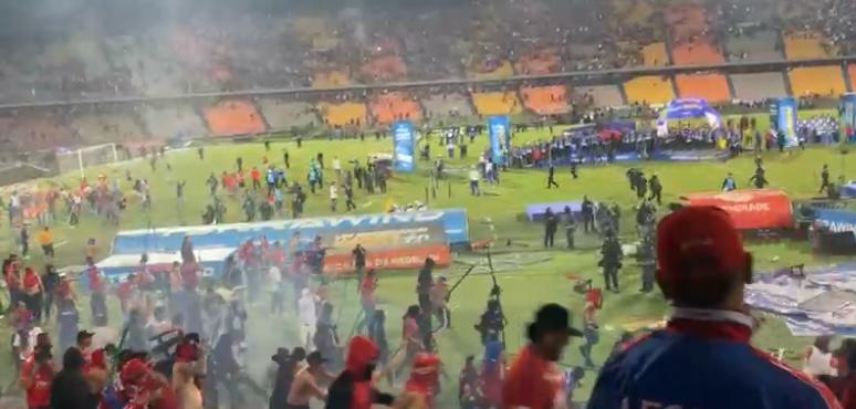 A pesar de la asistencia de 43.000 espectadores y el triunfo de Atlético Nacional, la jornada se vio empañada por actos vandálicos.