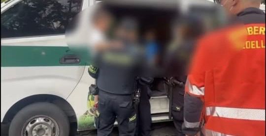 Rescate de menores en Medellín