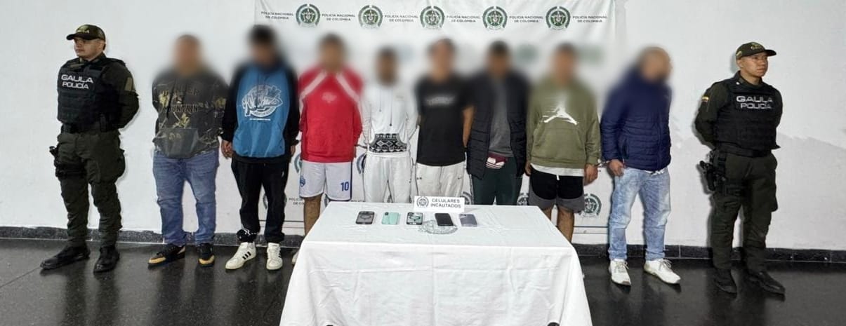 Sus coordinadores alias ‘Orejas’ y ‘Camilo’, fueron capturados tras una investigación de siete meses.