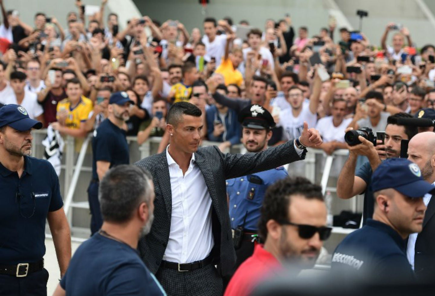 Cristiano Ronaldo llegó a la Juventus