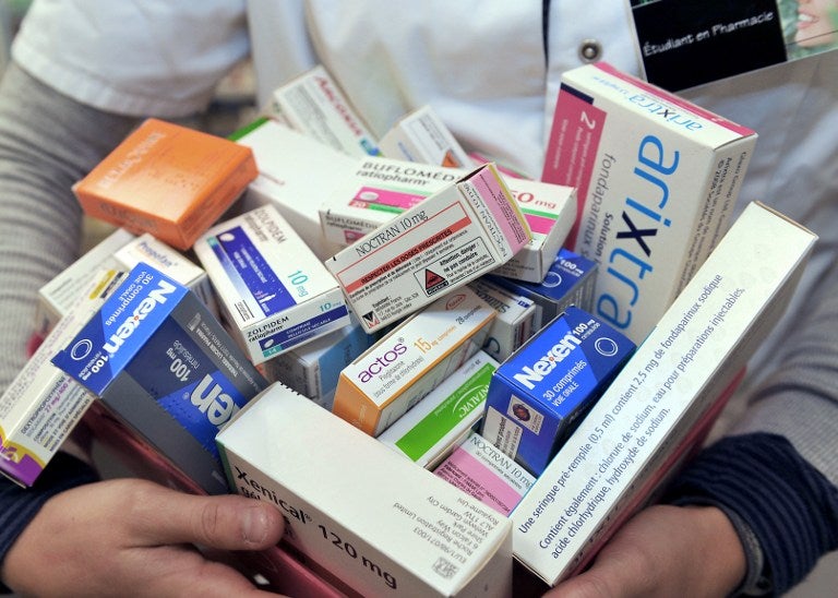 Medicamentos en el país.