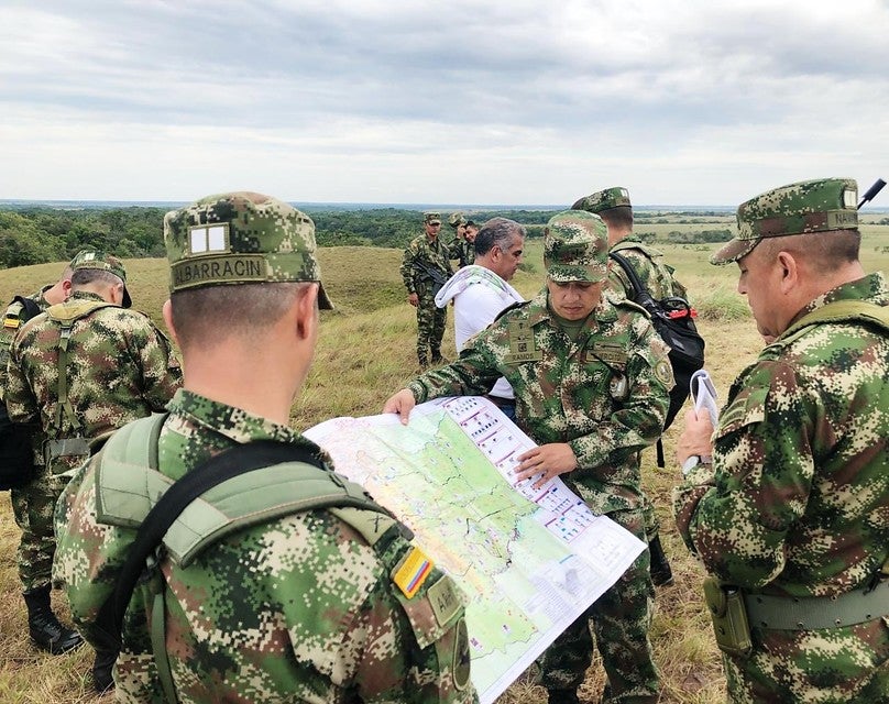 Fuerzas Militares en Mapiripán, Meta