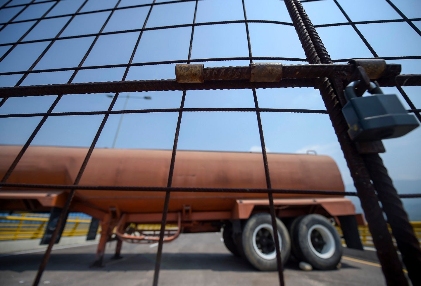 Puente Tienditas en la frontera colombo venezolana