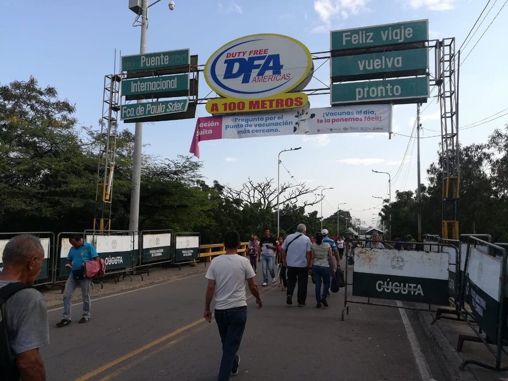 Puentes internacionales zona de frontera